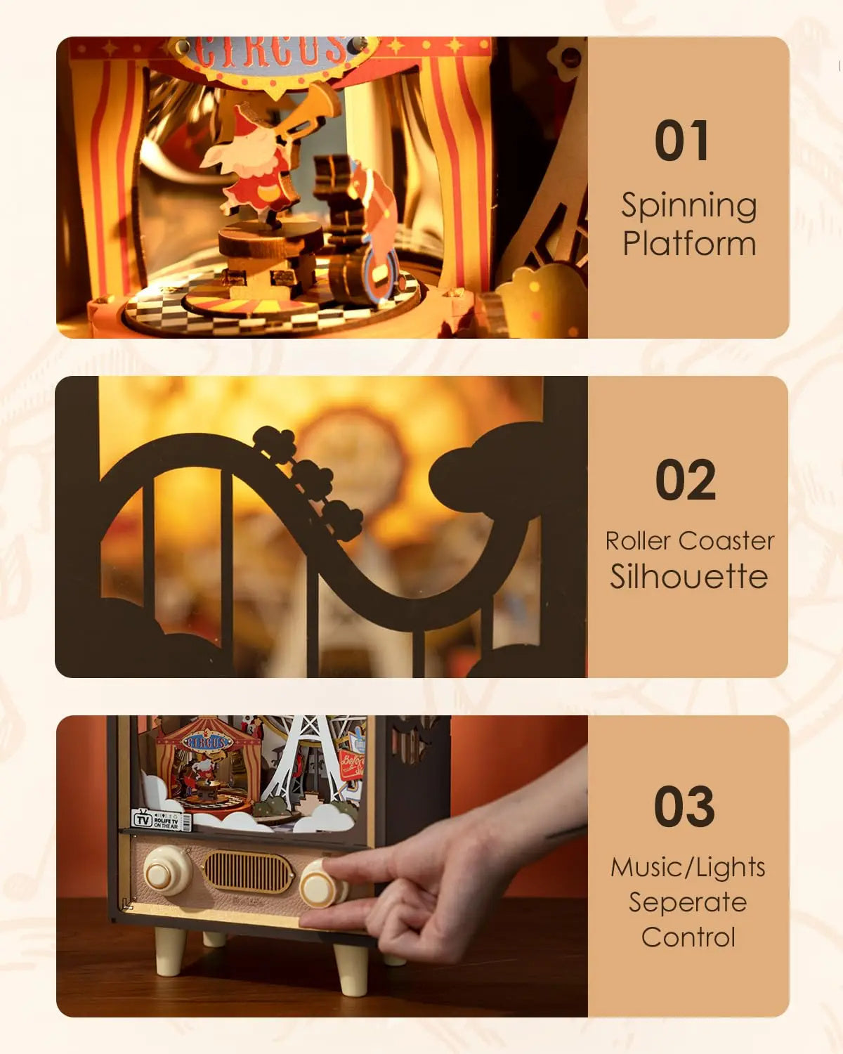 Carnival Music Boxes