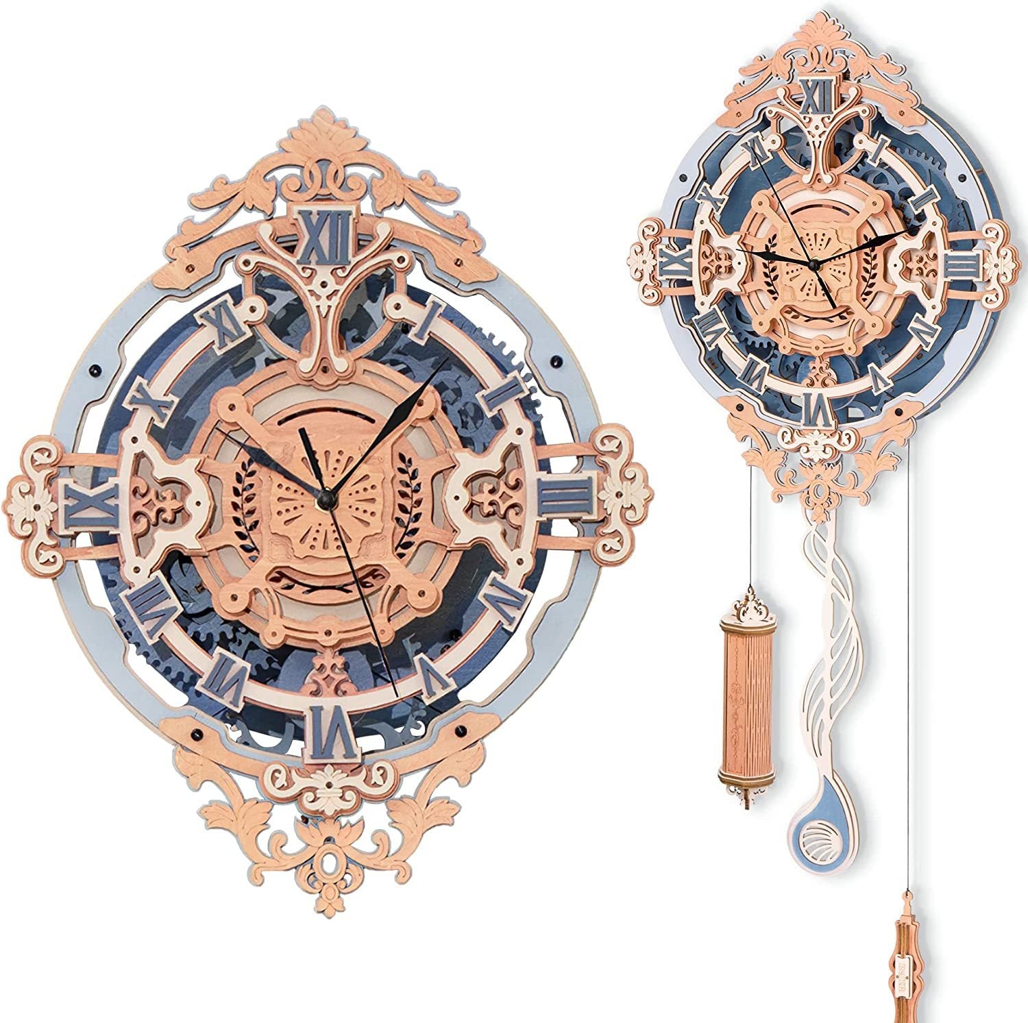 Wall Wooden Clock