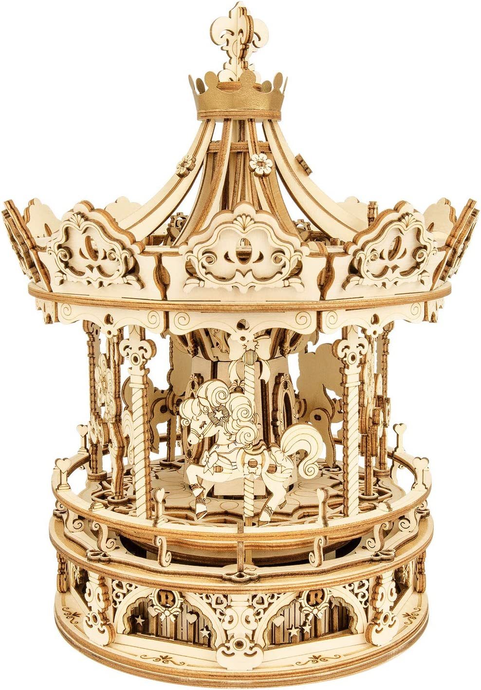 Wooden Carousel Model