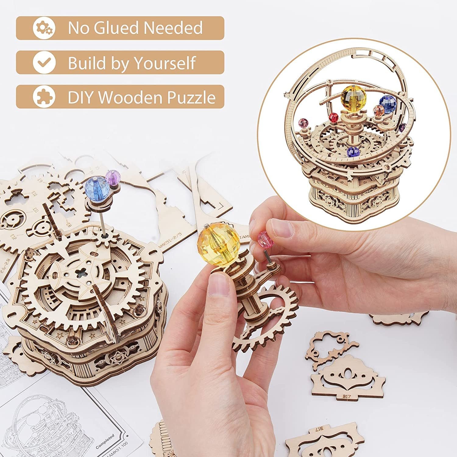 Starry Night Mechanical Music Box