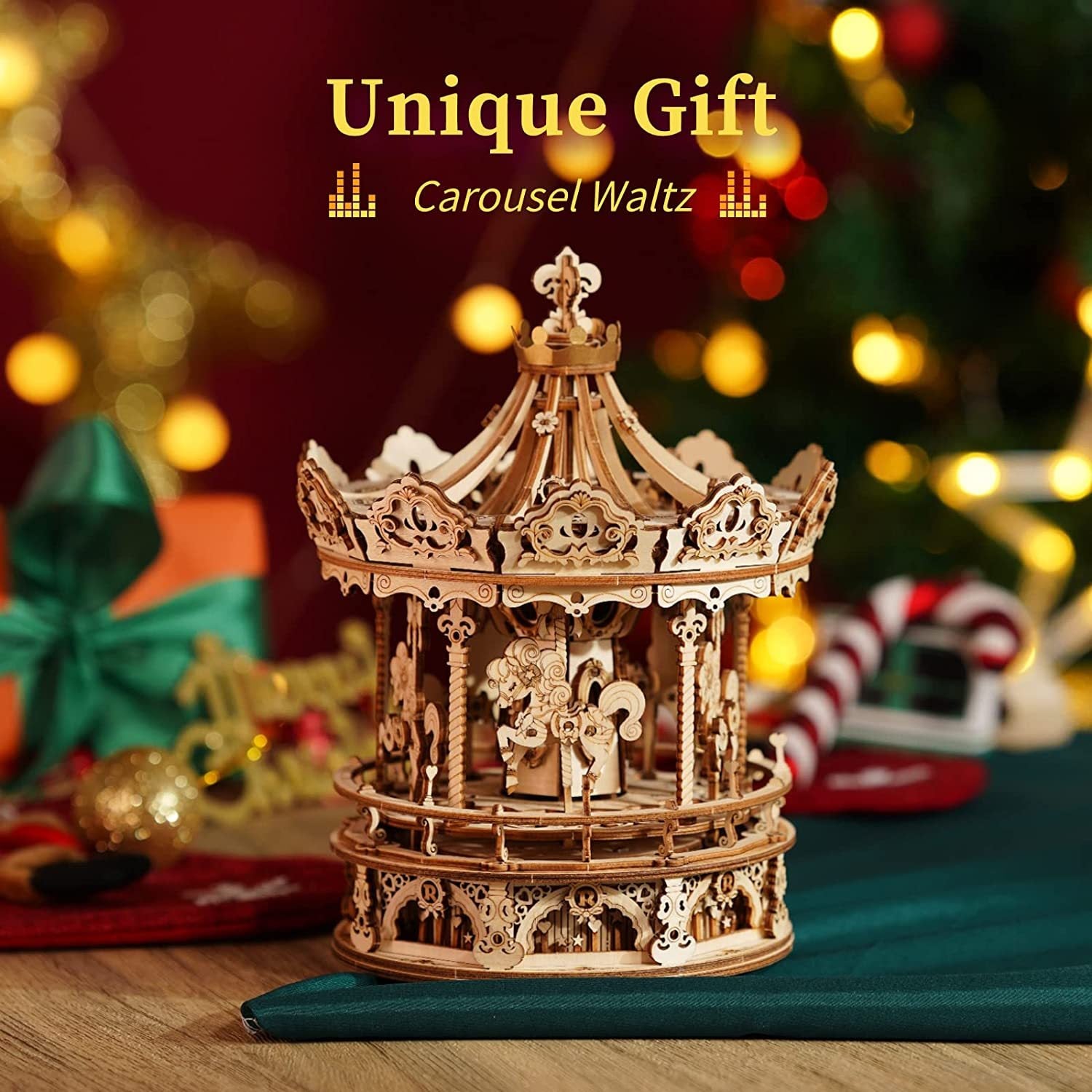 Wooden Carousel Model