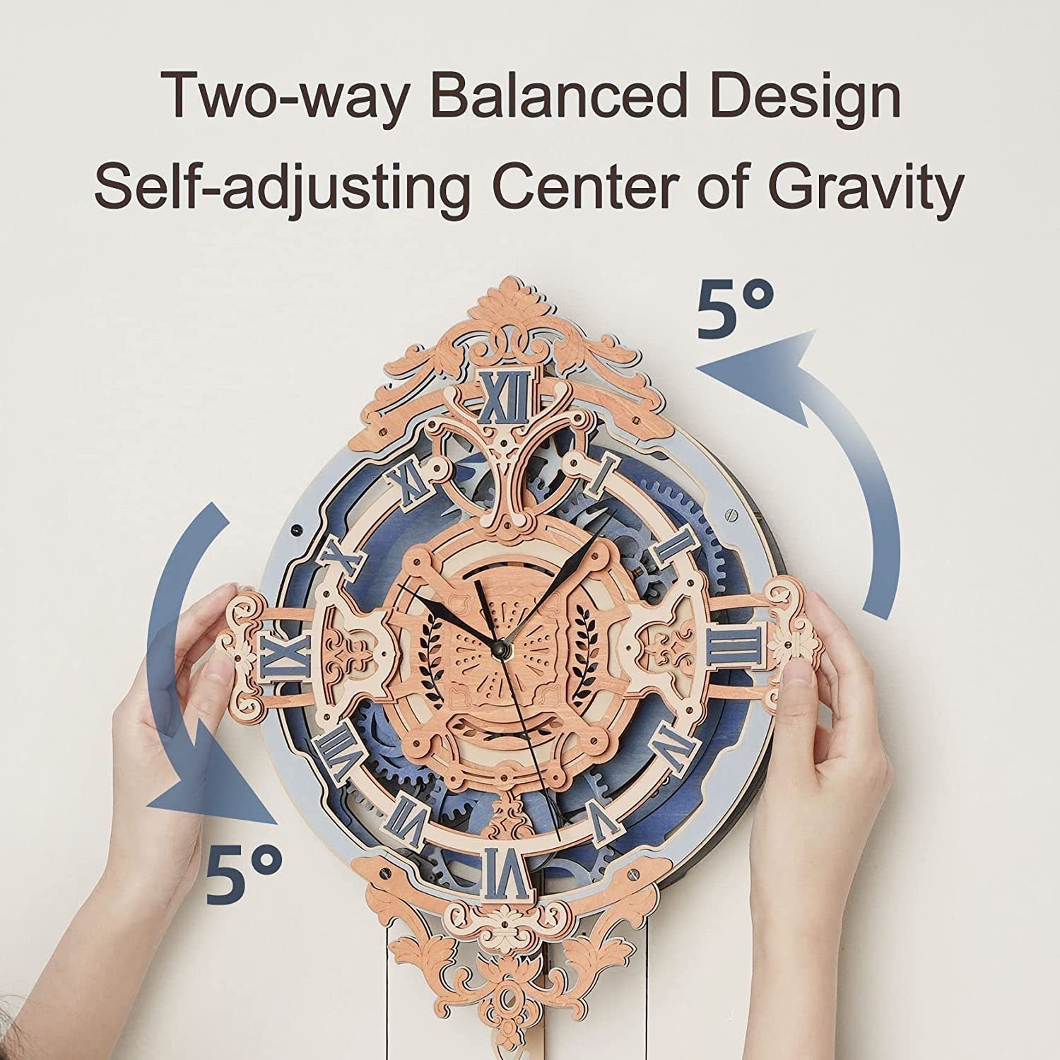 Wall Wooden Clock