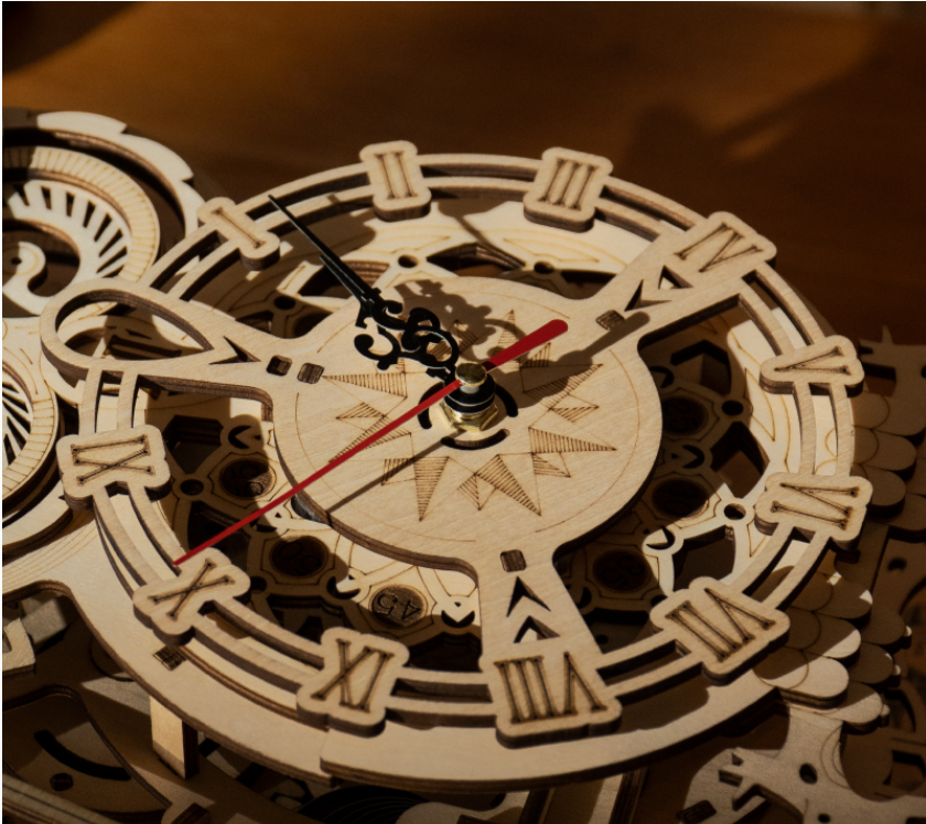 Owl Wooden Clock
