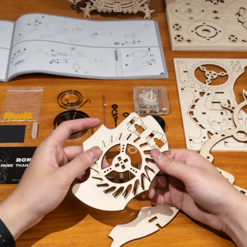Owl Wooden Clock