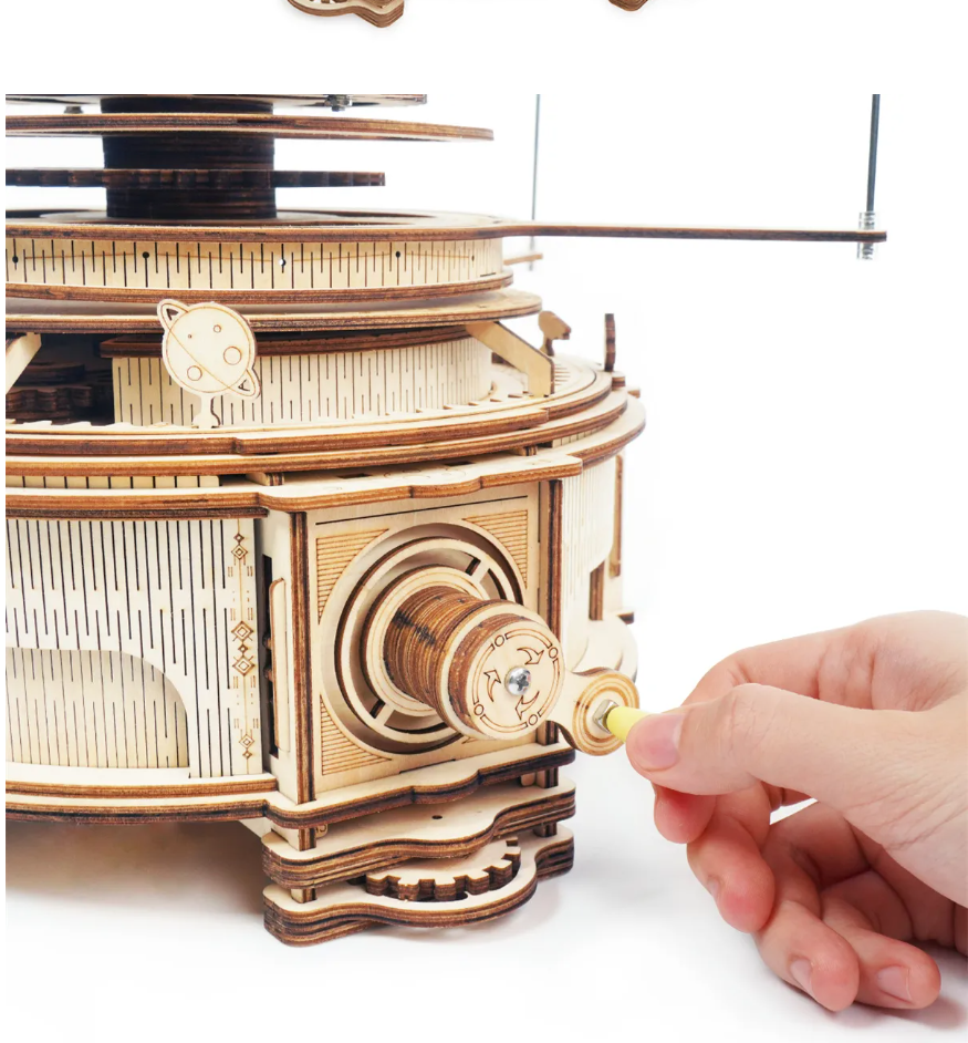 Rotatable Mechanical Orrery