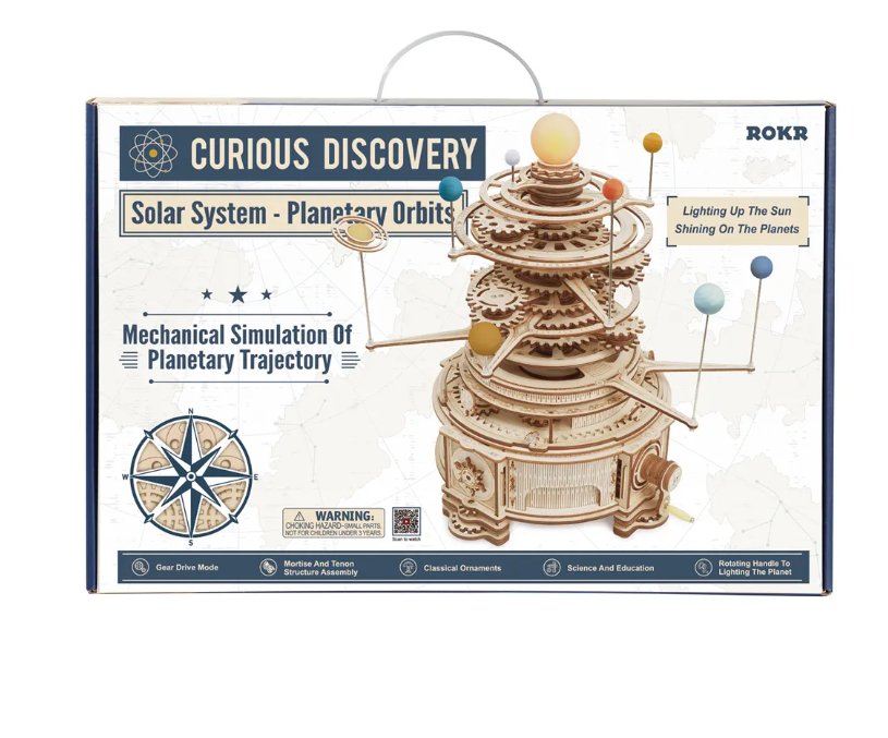 Rotatable Mechanical Orrery