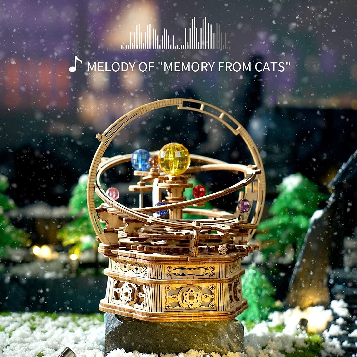 Starry Night Mechanical Music Box