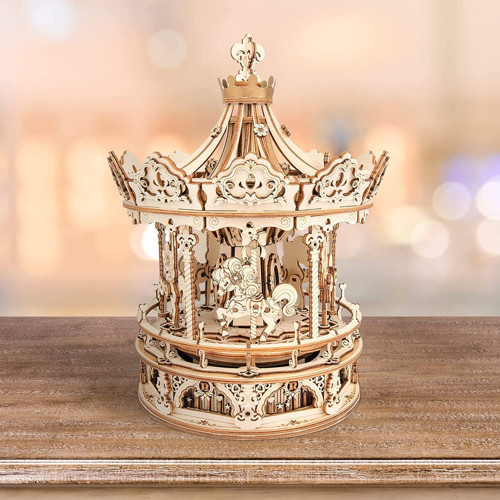 Wooden Carousel Model