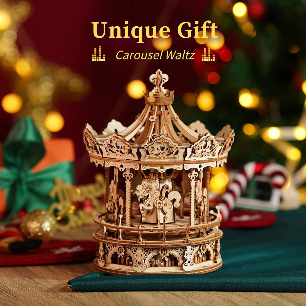 Wooden Carousel Model