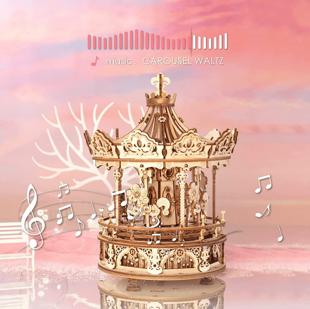 Wooden Carousel Model