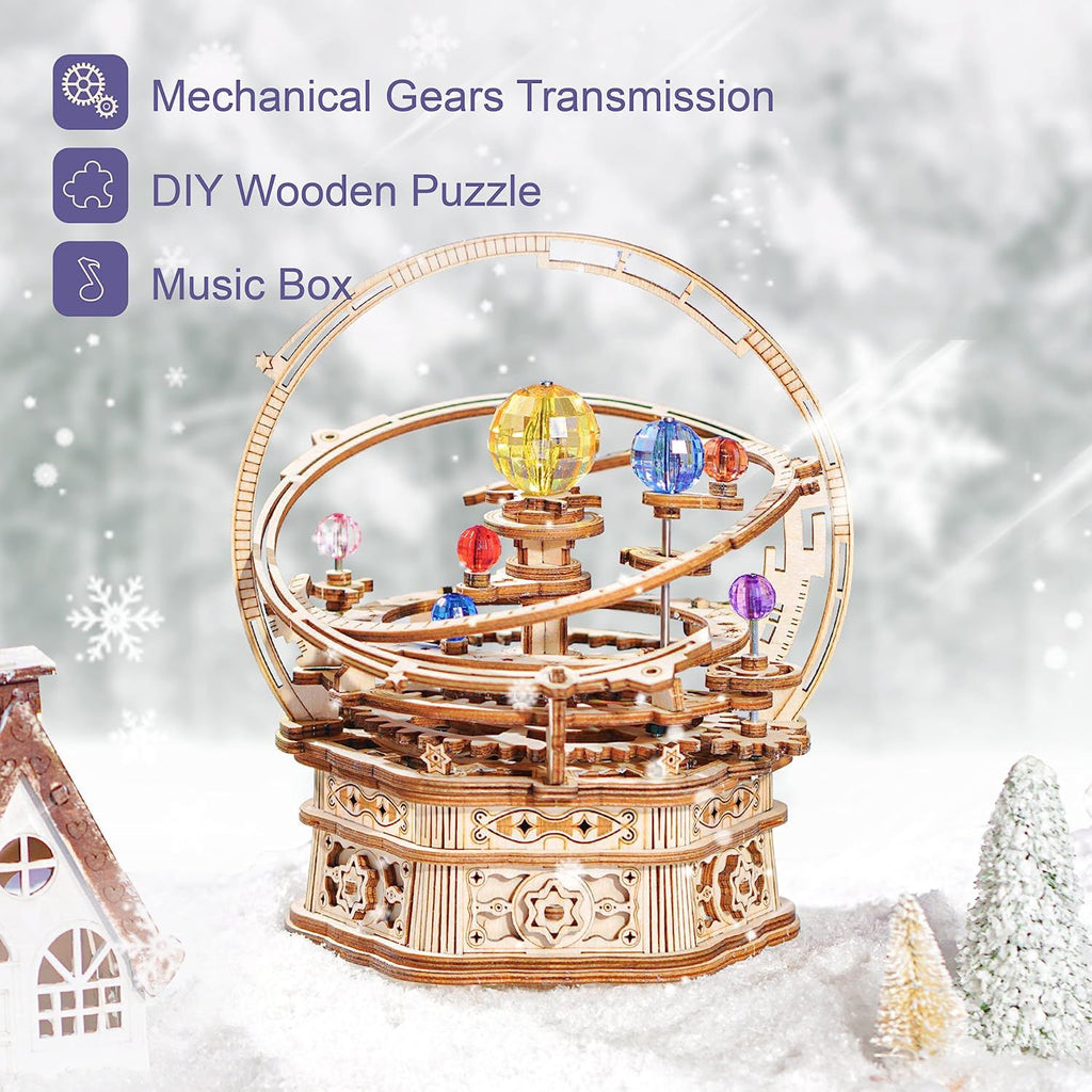 Starry Night Mechanical Music Box
